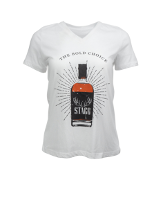 Stagg Bottle Ladies' V-Neck T-Shirt