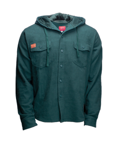 Buffalo Trace Flannel Hooded Shirt Jacket