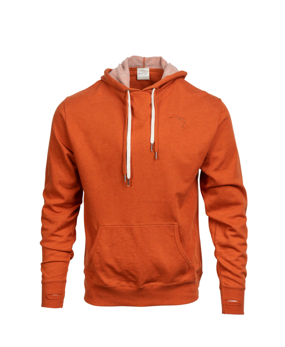 Buffalo Trace Orange French Terry Hoodie Terry Comfort