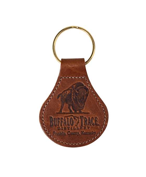 Buffalo Trace Leather Key Fob