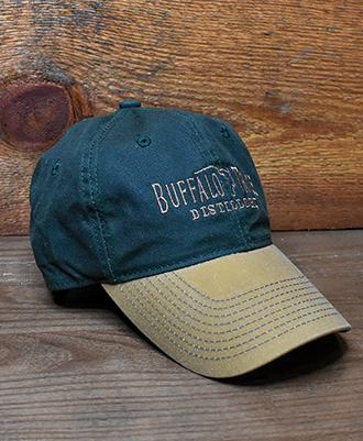 Buffalo Trace Green Waxed Canvas Hat