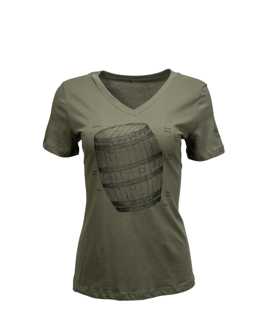 Weller Barrel Ladies' V-Neck T-Shirt
