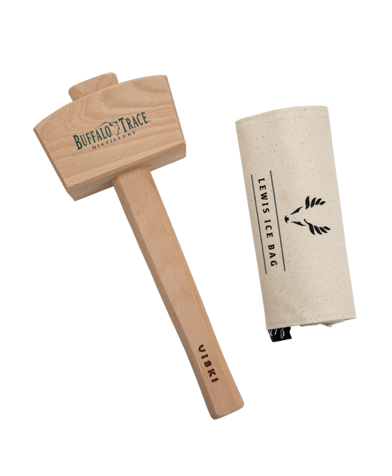 Buffalo Trace Lewis Ice Bag and Mallet
