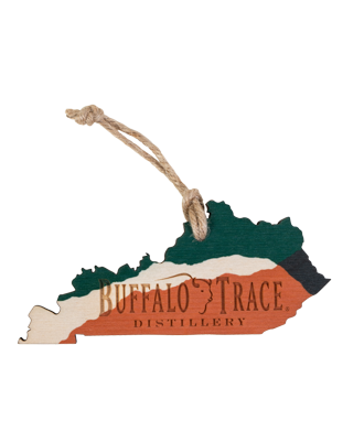 Buffalo Trace Tri-Color Kentucky Ornament