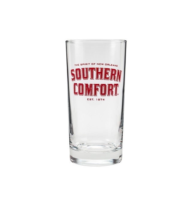 2x Southern Comfort American Liqueur Glass Tumbler Square Bottom 30cl 300ml 
